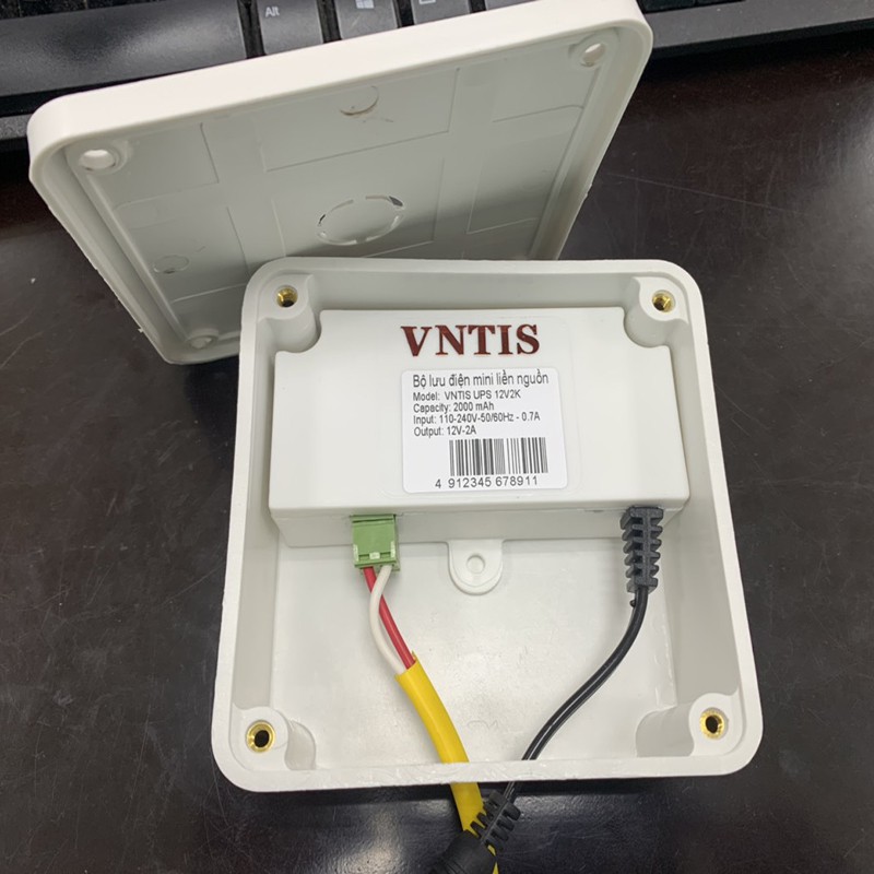 [HOT]Hộp lưu điện mini liền nguồn VNTIS 5v và 12v|UPS mini
