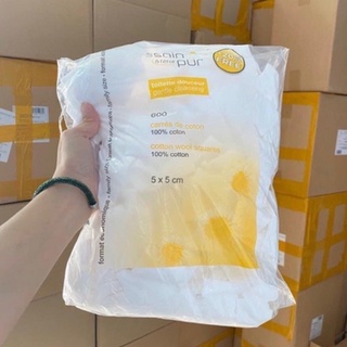 Bông tẩy trang từ lông cừu pháp 600 miếng mẫu mới