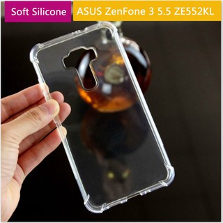 Ốp lưng Silicon trong suốt cho ASUS ZenFone 3 5.5 ZE552KL