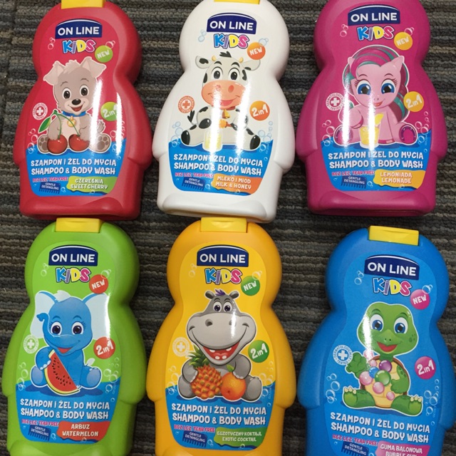 Sữa tắm cho bé on line kids mua 1 tặng 1