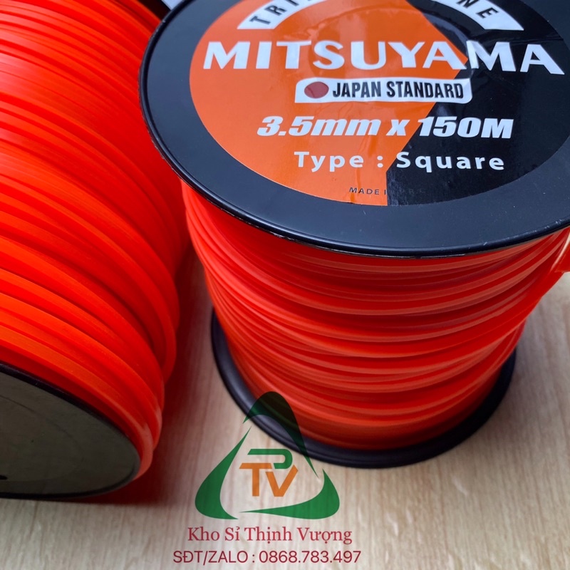 Cước cắt cỏ JAPAN 3.0mm - 3.5mm - 4.0mm, Cước quật cỏ phát cỏ tận gốc an toàn tiện dụng