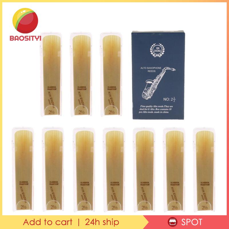 [Baosity1] Gói 10 Phụ Kiện Kèn Alto Saxophone Performs 2 1 / 2 Thuần Khiết