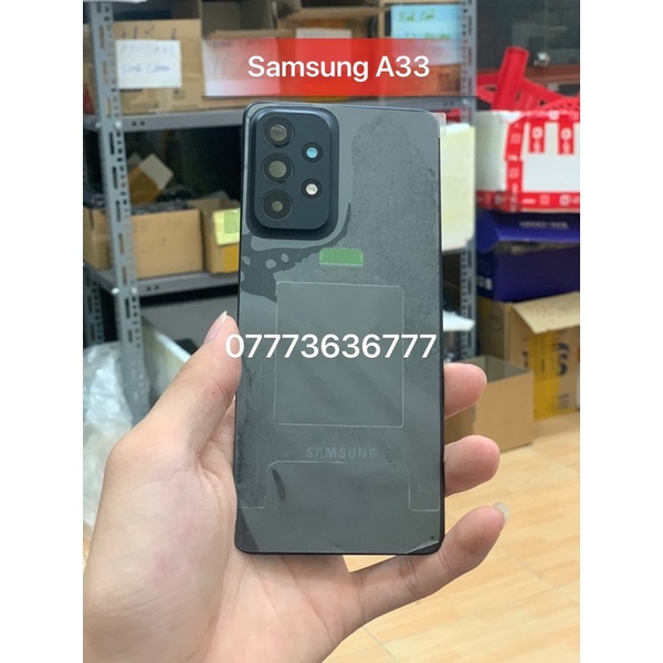 Nắp lưng Samsung A33 new zin hãng kèm kính cam