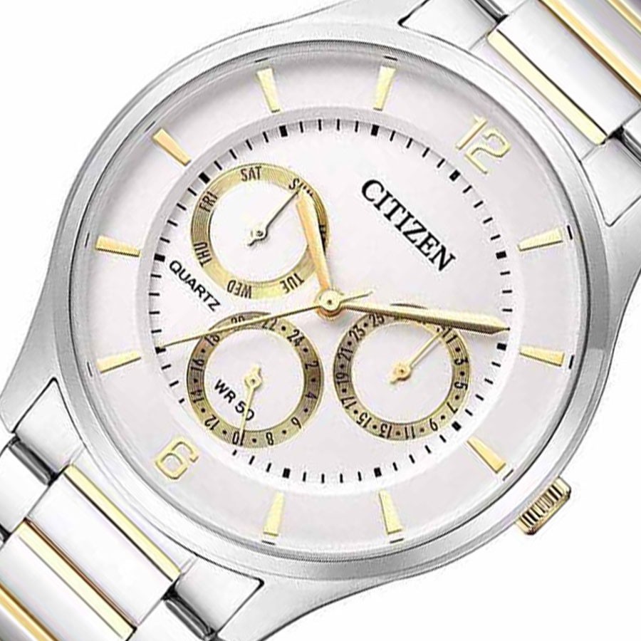 Đồng Hồ Nam Citizen Dây Thép Không Gỉ AG8358-87A - Mặt Trắng