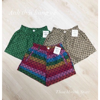 quần shot thổ cẩm