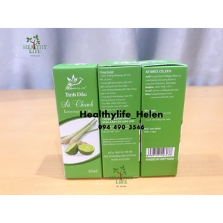 Tinh Dầu Sả Chanh (100% Nguyên Chất, AFOREX, 10ml)