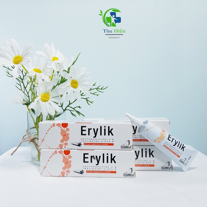 Erylik kem bôi mụn trứng cá, mụn bọc, mủ , mụn ẩn, đầu đen