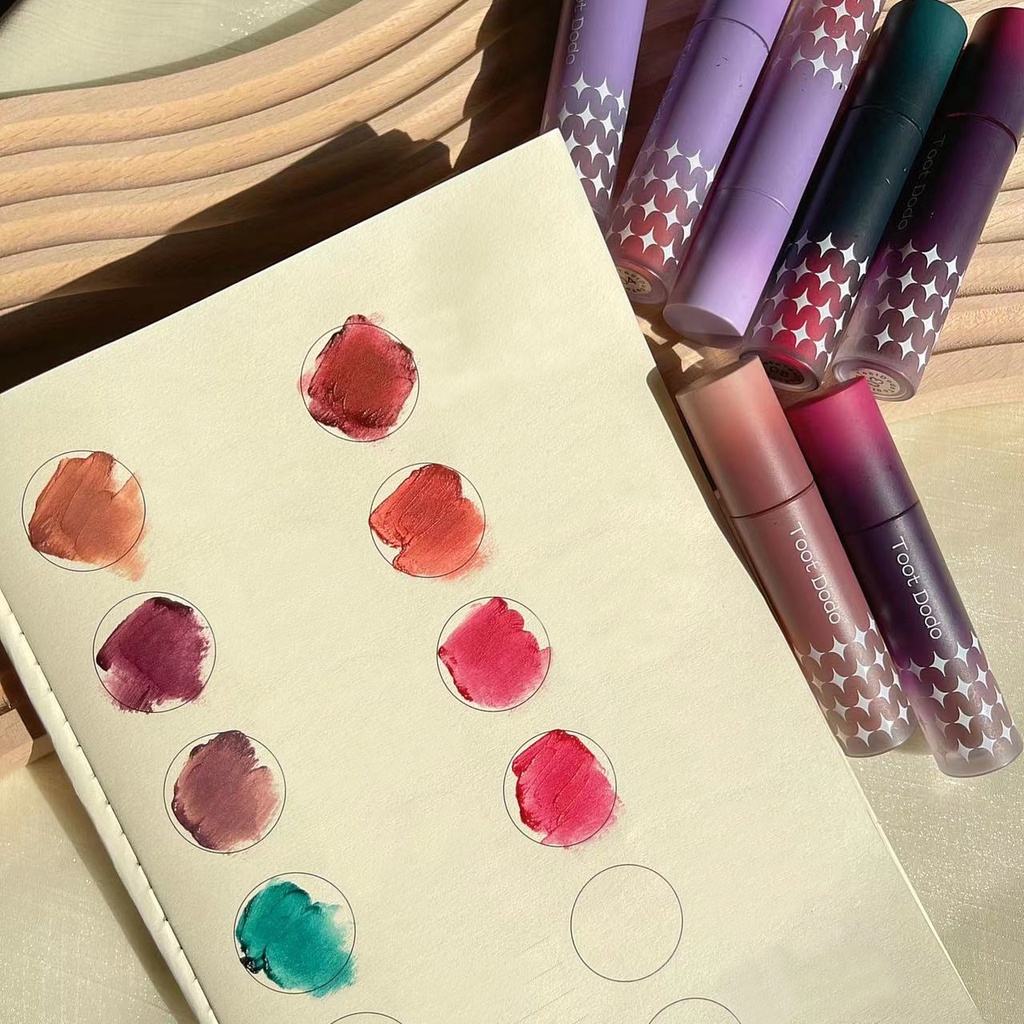 Son Kem Nhung Lì Kháng Nước Chống Dính Cốc Lâu Trôi Dưỡng Ẩm Môi 8 Màu Tùy Chọn