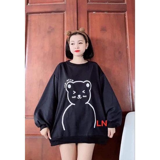 Áo nỉ bo gấu to LN11