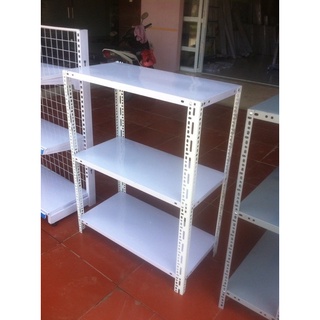 Kệ sắt v lỗ đựng đồ đa năng 3 tầng : Cao 1m, dài 1m, sâu 0,4m - kệ sắt để đồ lắp ghép thông minh