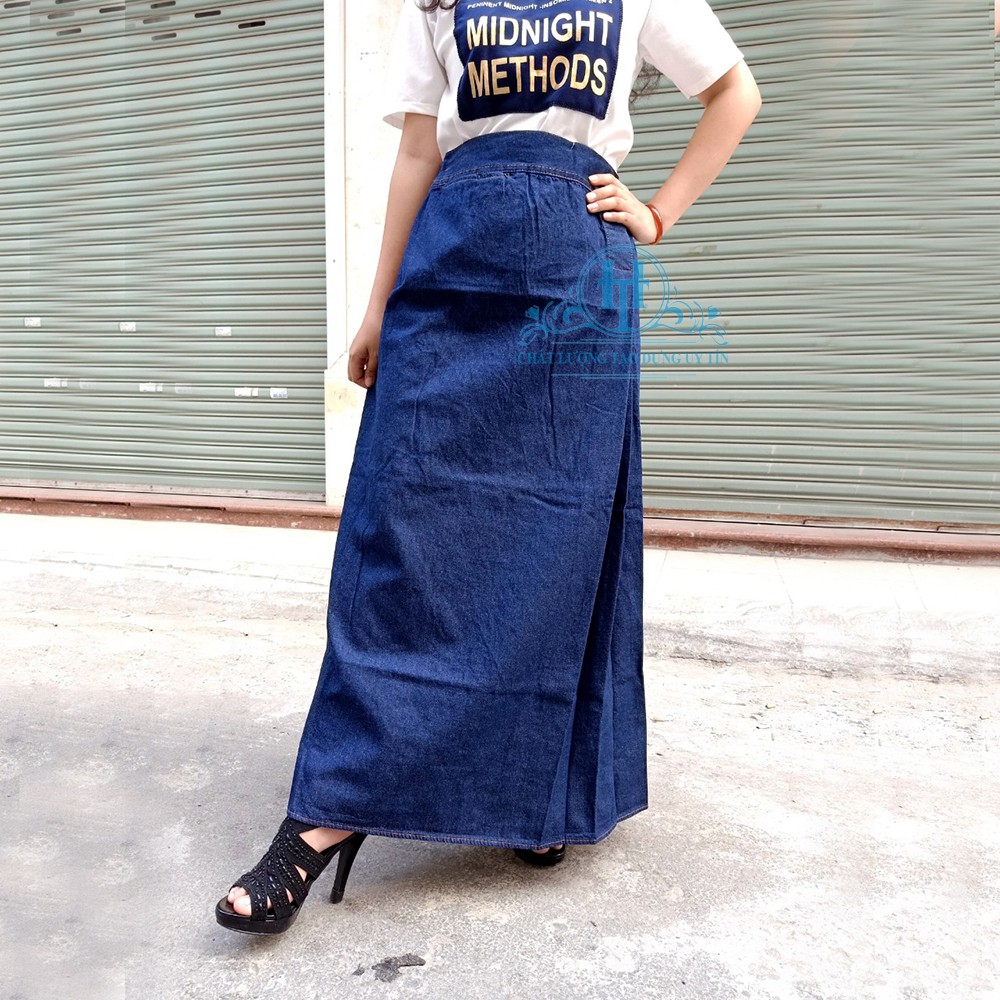 [ BIG SIZE ] VÁY CHỐNG NẮNG BIG SIZE Vải Jean Cotton Cao Cấp Rất Mềm Mại Và Dày Dặn (Phù Hợp Cân Nặng Từ 76 - 90 Kg) | BigBuy360 - bigbuy360.vn