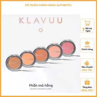 PHẤN MÁ Hồng Ngọc Trai Klavuu Urban Pearlsation Natural Powder Blusher (5.5g)