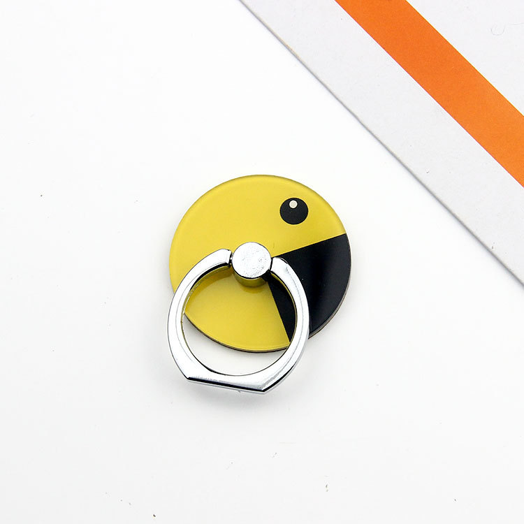 New Cute Cartoon Pac-Man Milk Box Cat Phone Ring Holder Desktop Phone Bracket Dây điện thoại di động | BigBuy360 - bigbuy360.vn