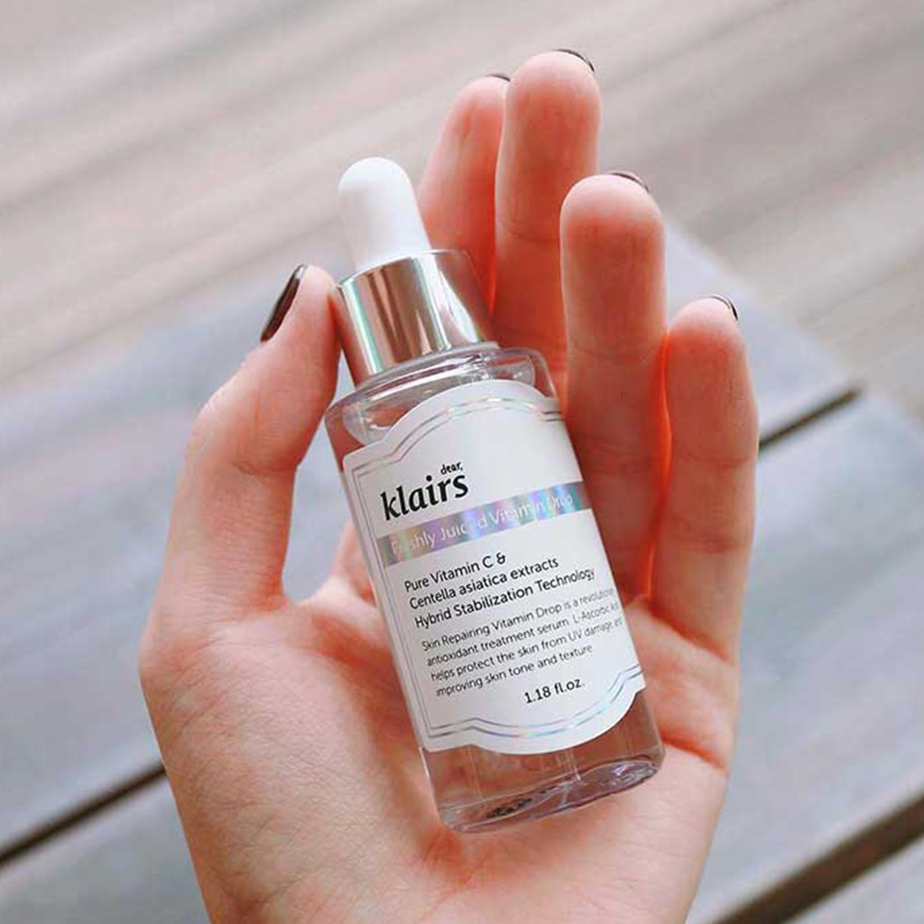 Tinh Chất Dưỡng Sáng Và Trẻ Hoá Da Klairs Freshly Juiced Vitamin Drop 35ml [Hàng cắt seal kiểm tra chất lượng sản phẩm]