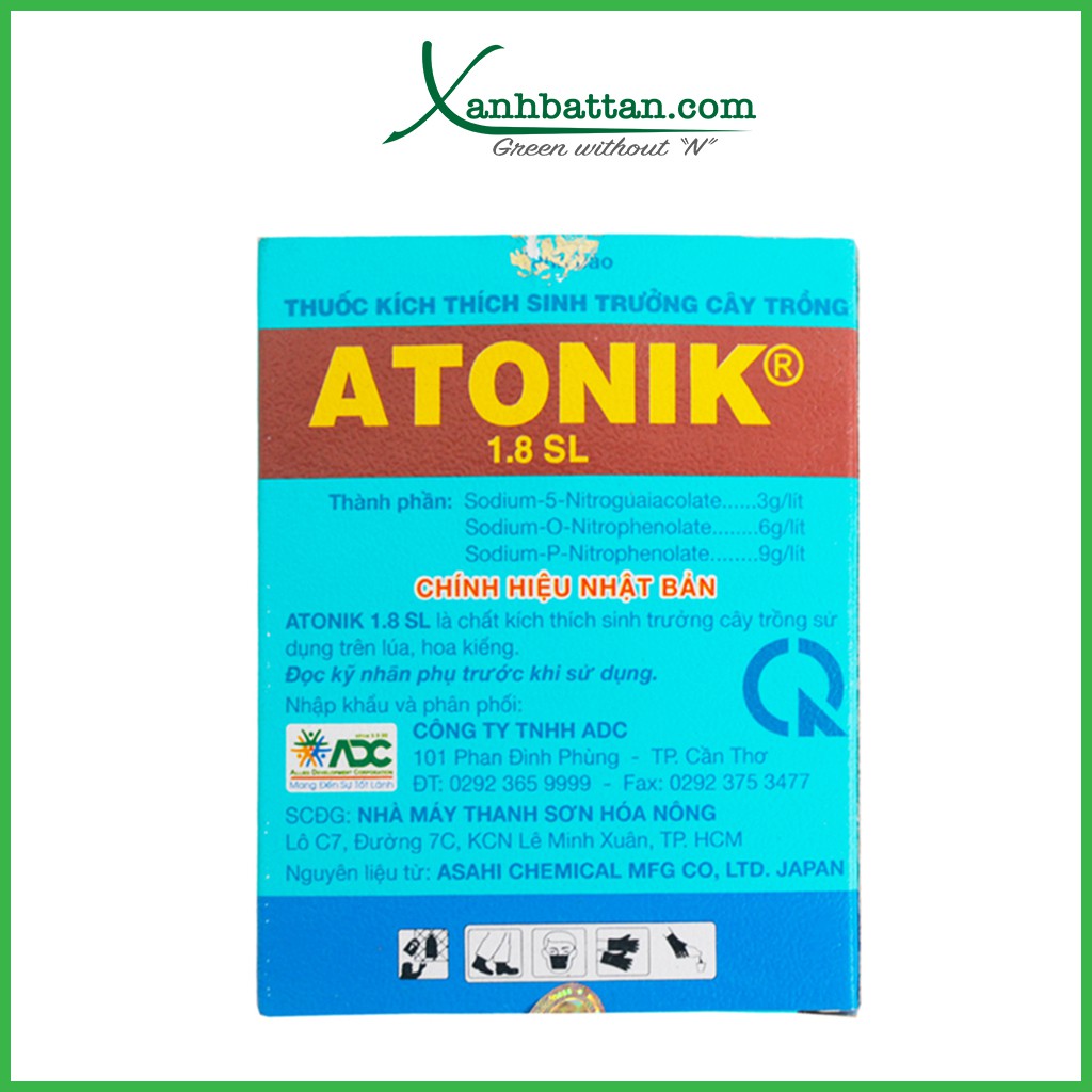Phân bón lá kích thích sinh trưởng và ngâm hạt giống Atonik 1.8SL 10 ml