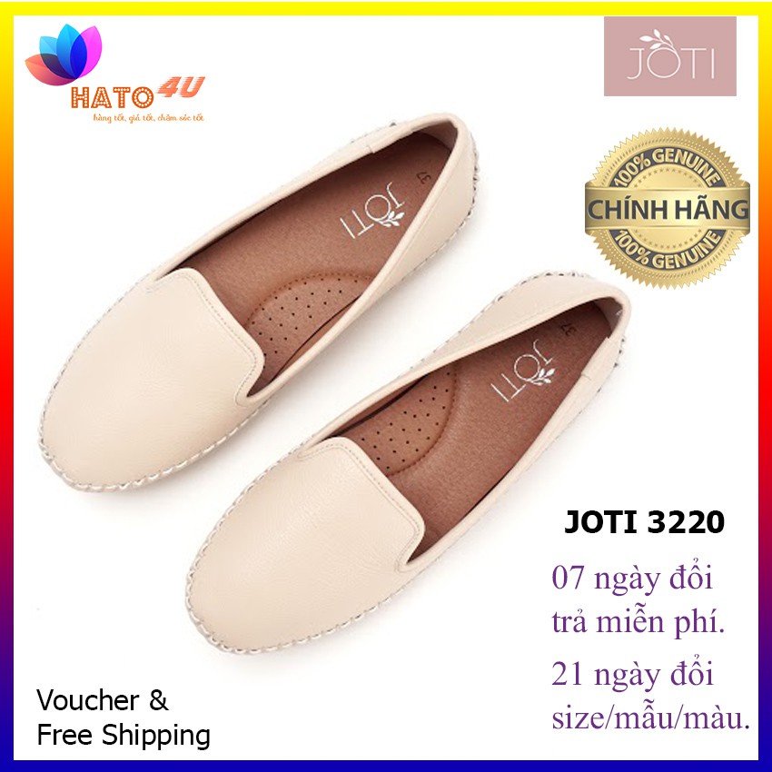 Giày Mọi Nữ Cao Cấp JOTI Carina Moccasins 3220AU0 2020 - Mềm Êm Đế Cao Su Dẻo Nhẹ