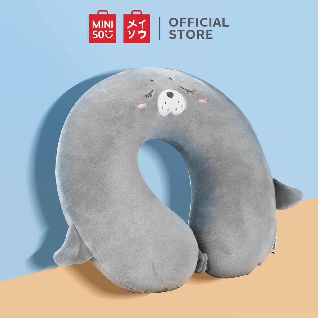 [Mã LIFEHL9 giảm 8% tối đa 100K đơn 250K] Gối chữ U kê cổ Miniso (chim cánh cụt) - Hàng chính hãng