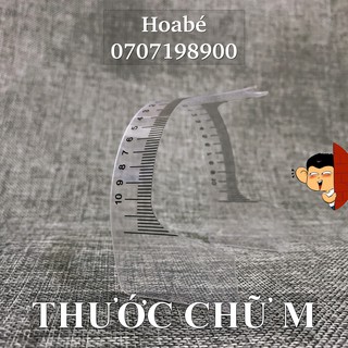 Thước chữ M căn chỉnh chân mày chính xác