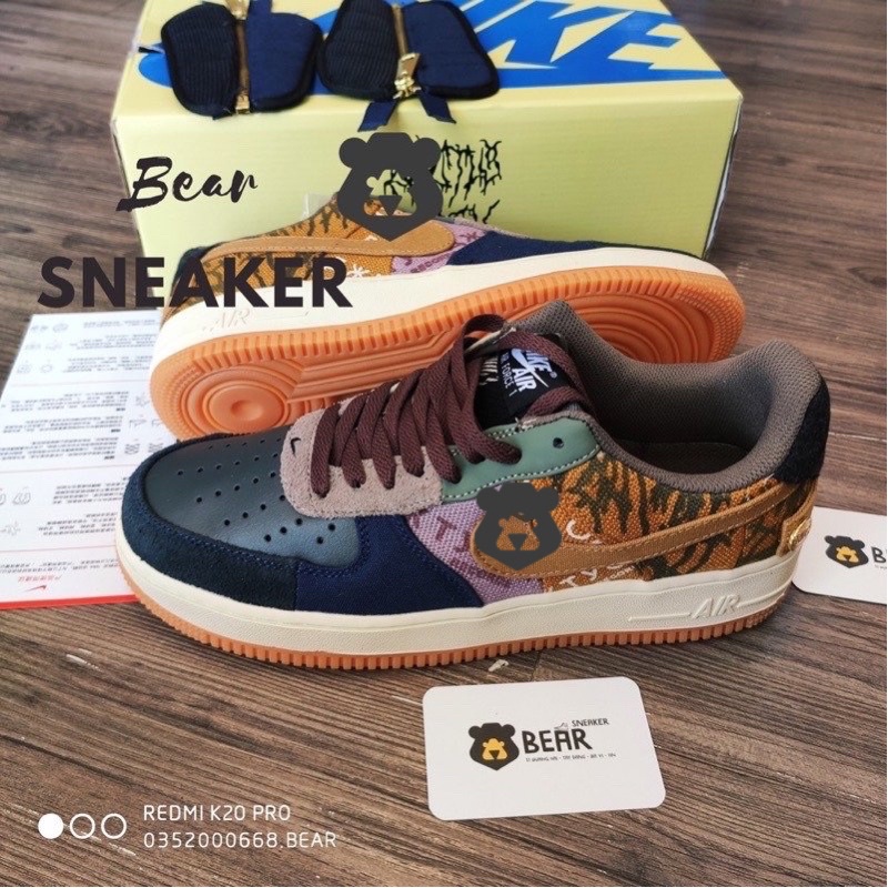 [Bear.sneaker] Giày Thể Thao AF1 Tra.vis bản BEST