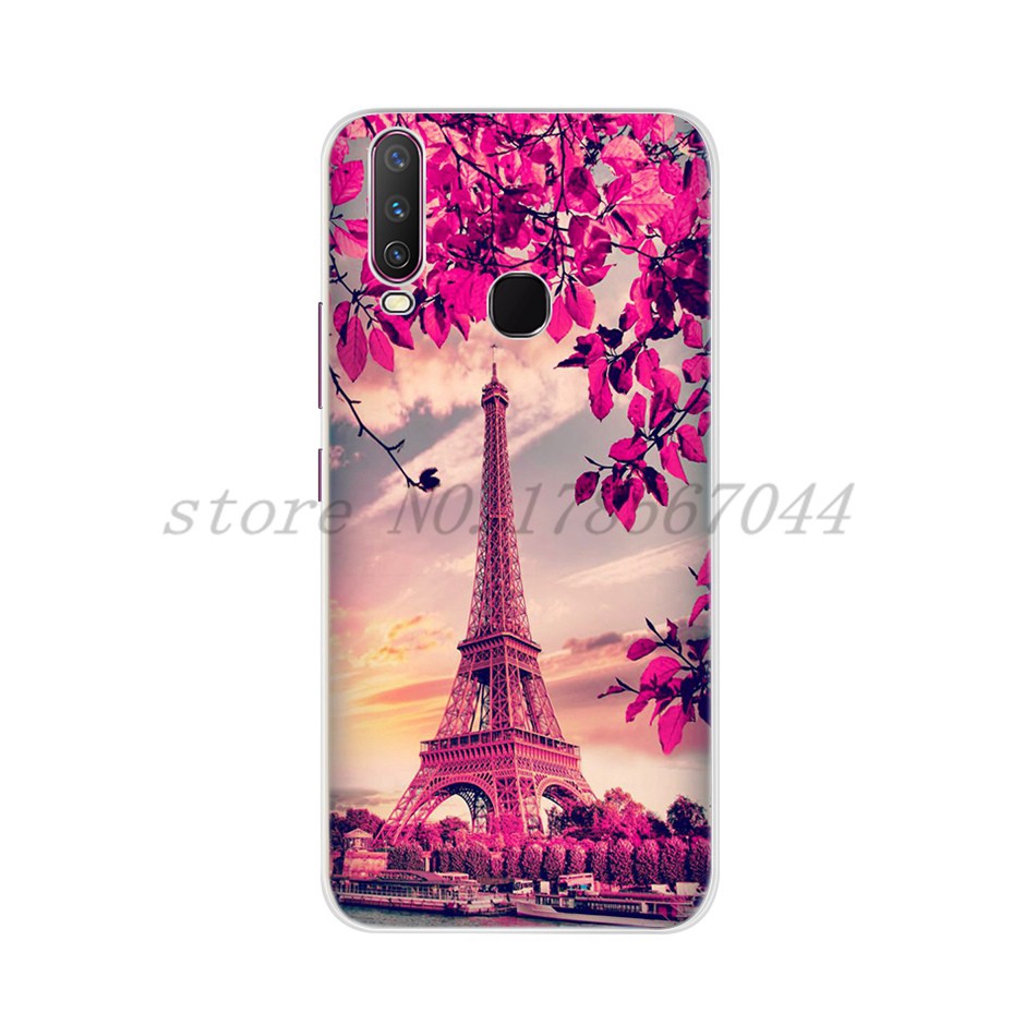 Ốp điện thoại silicone TPU mềm in họa tiết sành điệu cho VIVO Y12 Y15 Y17 Y3 U3X