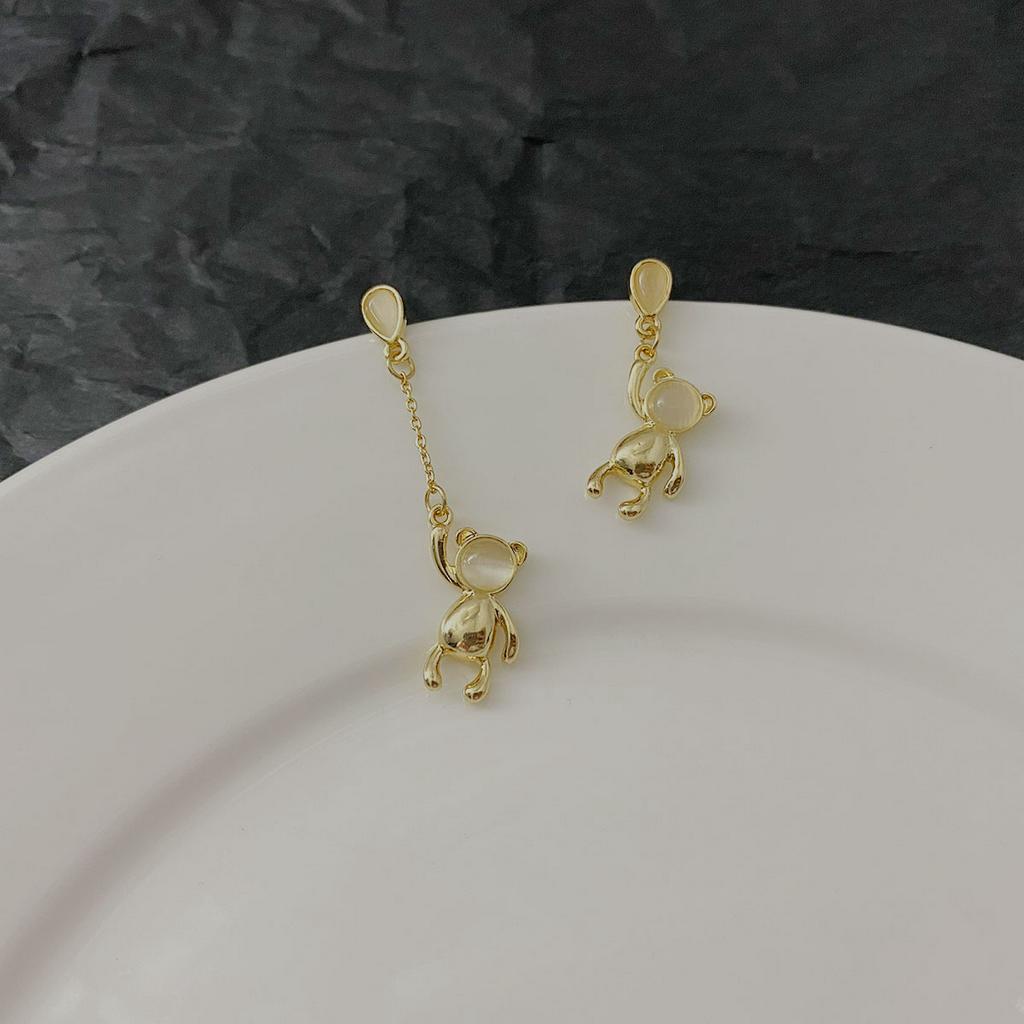 Bông Tai Hình Gấu Hoạt Hình Dễ Thương 23557