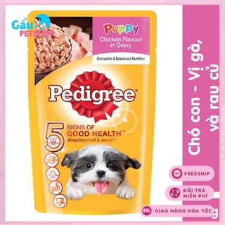 Thức ăn dạng sốt cho chó con Pedigree vị gà nấu sốt 130g