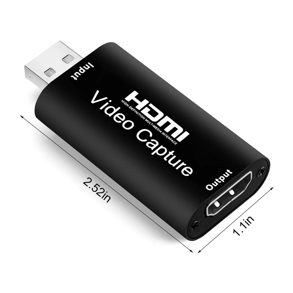 Đầu Hỗ Trợ Thu Hình Video HDMI Sang Usb 2.0 1080p 4K Cho Máy Quay Phim