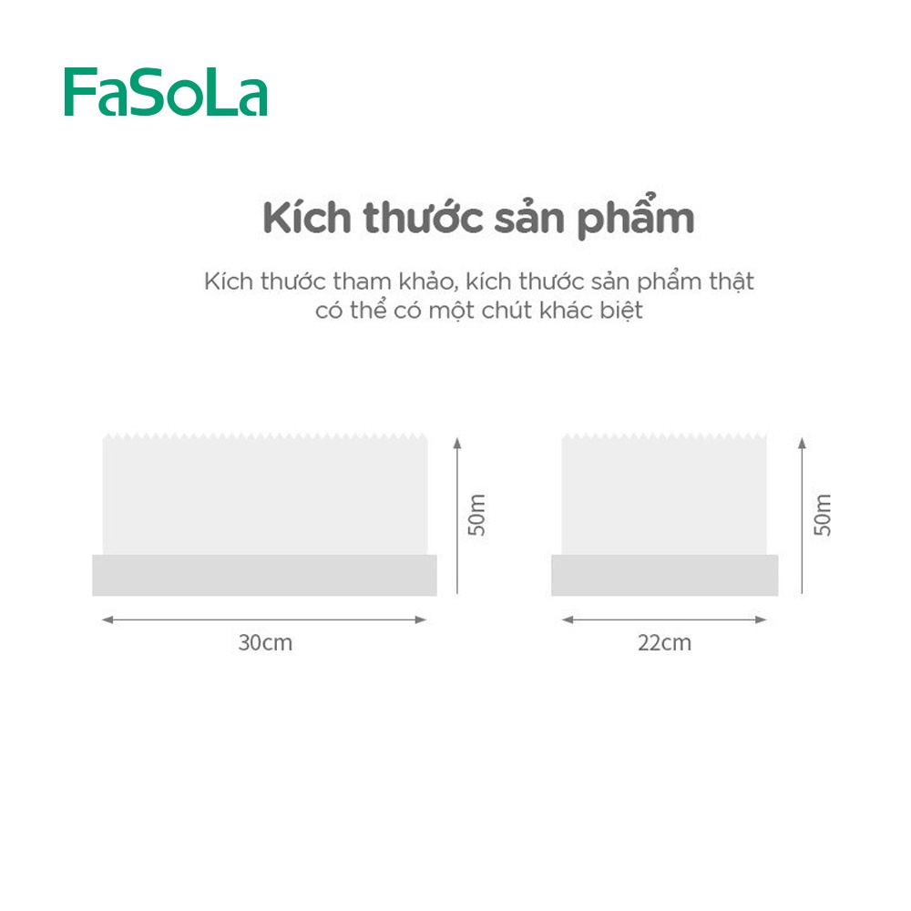 Màng bọc thực phẩm FASOLA FSLSH-018 Size 30cmx50m