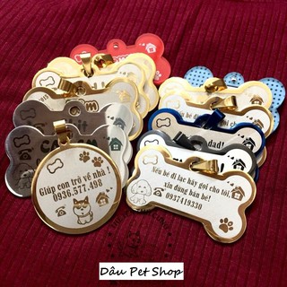 Pettag thẻ tên chó mèo
