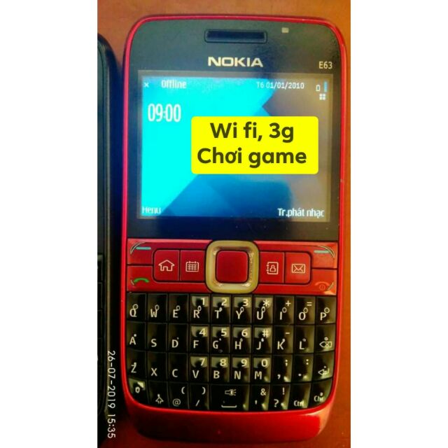 Điện thoại nokia E63 ,e71 zin (chơi game). chính hãng