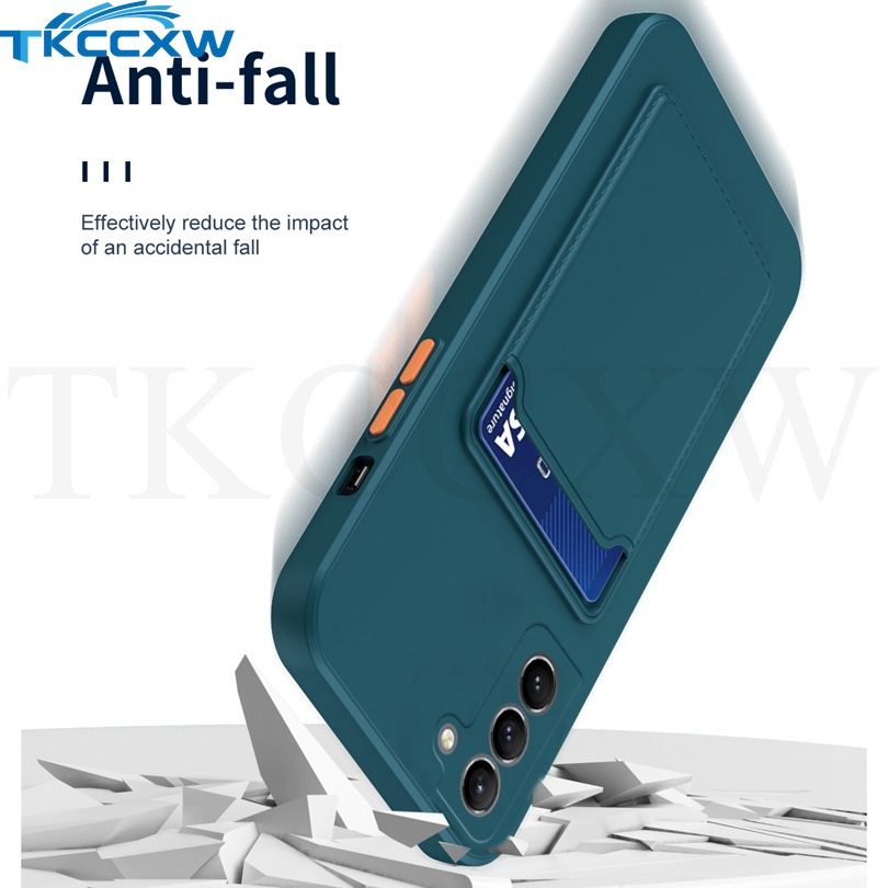 Ốp Điện Thoại TPU Silicon Mềm Dạng Ví Đựng Thẻ Cho Samsung Galaxy M51 M31S M31 M30S M21