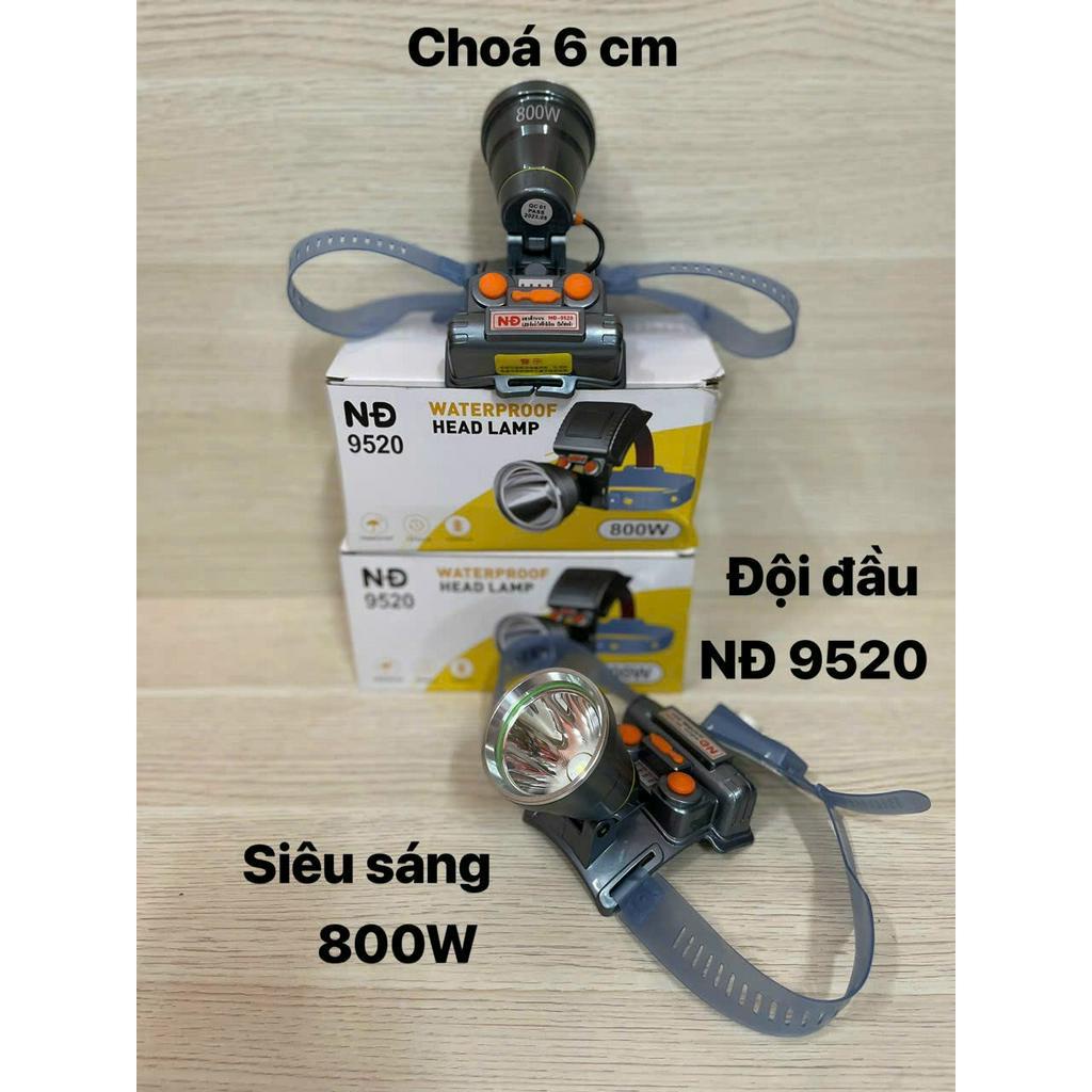 Đèn pin đội đầu siêu sáng chống nước , chóa 12cm - NĐ 9110 , chóa 10cm - 9950