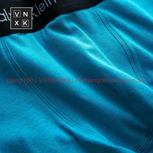 Hộp Pack 3 quần lót nam Boxer 𝐂𝐊 có 5 màu co giãn, thoáng khí, vải lụa cao cấp xuất xịn chính hãng