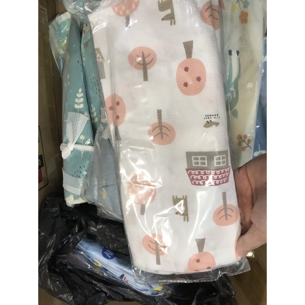 KHĂN CHE BÉ BÚ KẾT HỢP MÀN CHE XE ĐẨY CHỐNG MUỖI 2IN1- KHĂN CHE VẮT SỮA CAO CẤP .