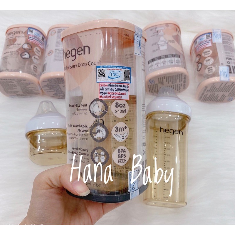 Bình sữa Hegen - nhập khẩu chính hãng
