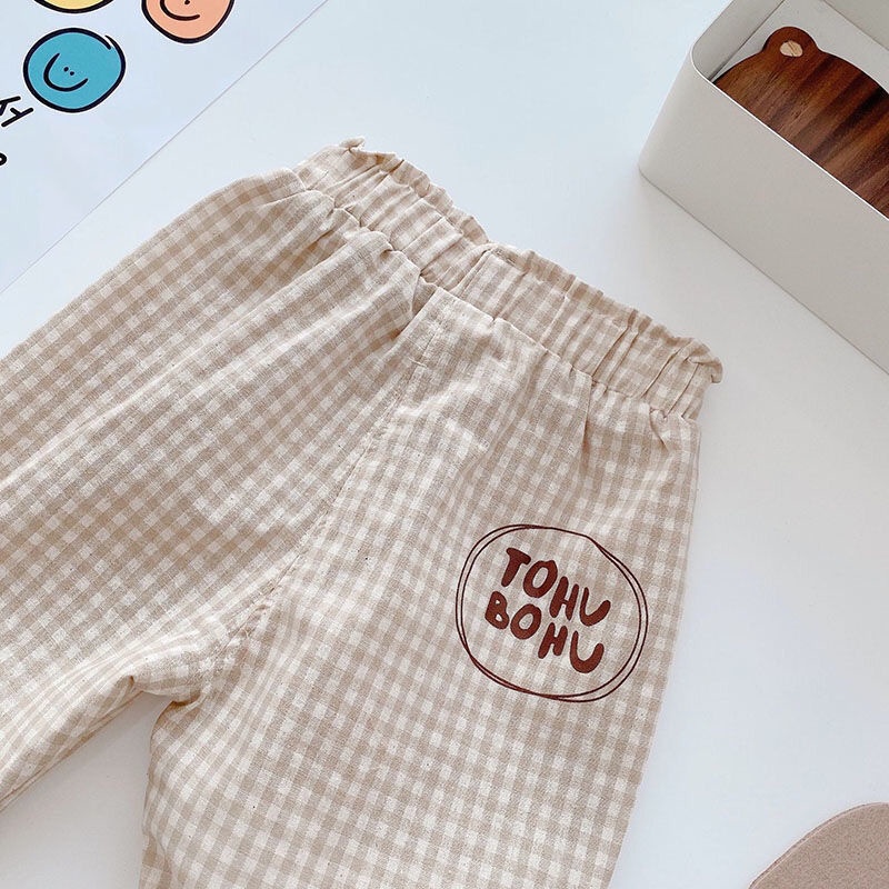 [Babycat] Hàng Có Sẵn Quần Ống Rộng Mỏng Phong Cách Nhật Bản Hàn Quốc Thời Trang Mùa Hè Hàng Mới Dành Cho Bé Trai Và Bé Gái 2022