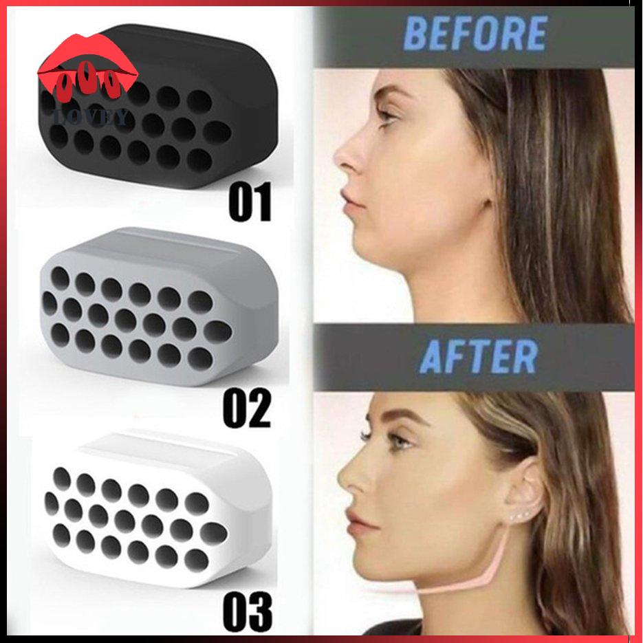 lovey★4th Generation Jaw Exerciser Ball Silicone Chewing Device Jawline Exercise