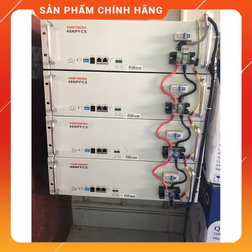 Pin lithium lưu trữ dùng lưu trữ năng lượng tái tạo Narada 51.2V 50Ah 2.5kwh 51.2V 100Ah 5.12kwh