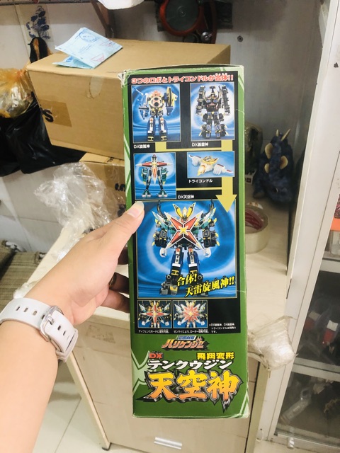 Đồ chơi siêu nhân Robo Cuồng phong Tenkujin Máy Bay