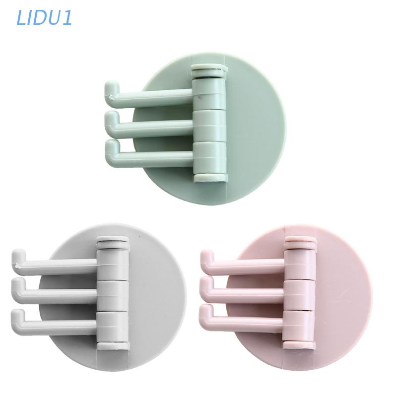 1 Móc Treo Đồ Gắn Tường Tự Dính Đa Năng Không Cần Đục Lỗ Có 3 Móc