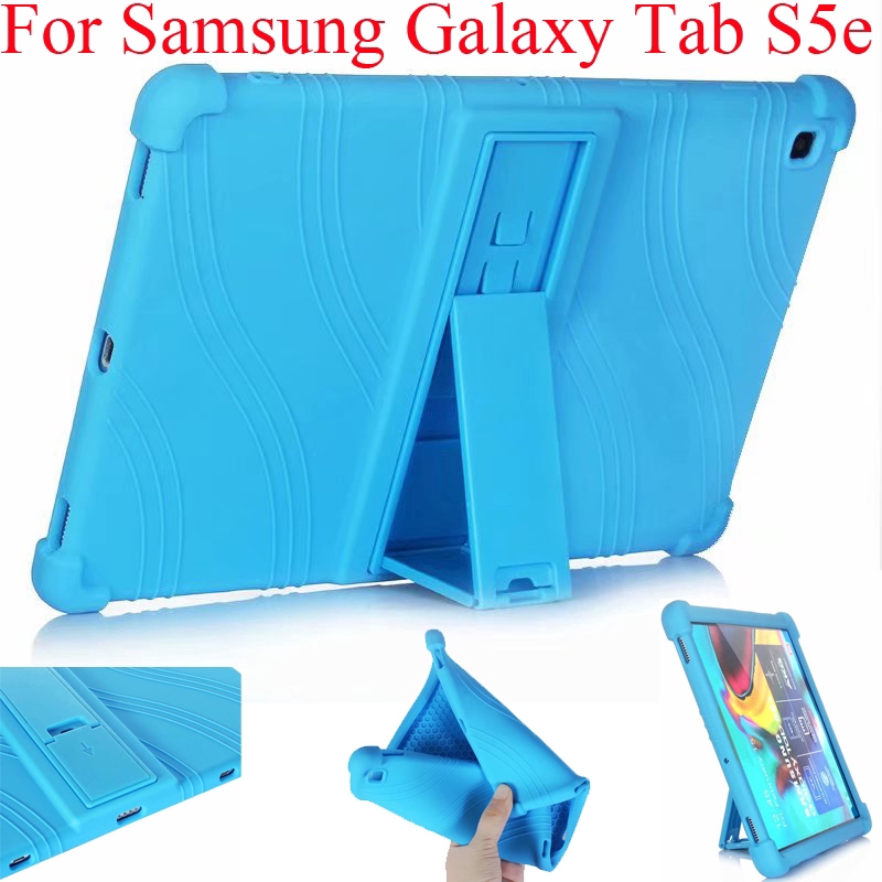 Soft Silicone case for Samsung Galaxy Tab S5e Ốp lưng shock proof cover SM-T720 SM-T725 Vỏ bảo vệ