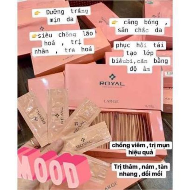 𝗦𝗲𝗿𝘂𝗺 𝗡𝗵𝗮𝘂 𝗧𝗵𝗮𝗶 𝗖𝘂̛̀𝘂 💞𝑭𝒓𝒆𝒆𝒔𝒉𝒊𝒑💖 Mặt Nạ Nhau Thai Cừu Nhật Bản Royal Placenta | BigBuy360 - bigbuy360.vn