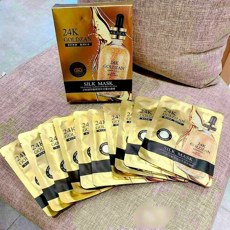 MẶT NẠ LỤA 24k GOLDZAN CAO CẤP