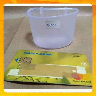 D04 - 10 cái Máng đựng khoáng, cát cho chim yểng - bồ câu, nhựa zin đục