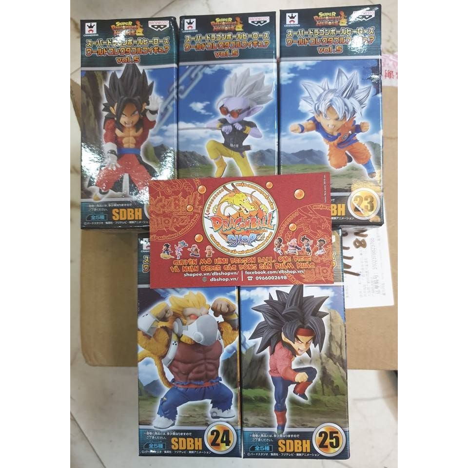 Mô hình Dragonball WCF Heroes vol.5 - Banpresto