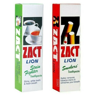 Kem đánh răng Zact Lion Thái Lan 160g cho người uống trà và hút thuốc