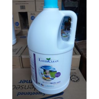1 Can Nước giặt hương gió biển Layer clean 5l tặng 1 chai nước rửa chén 300ml