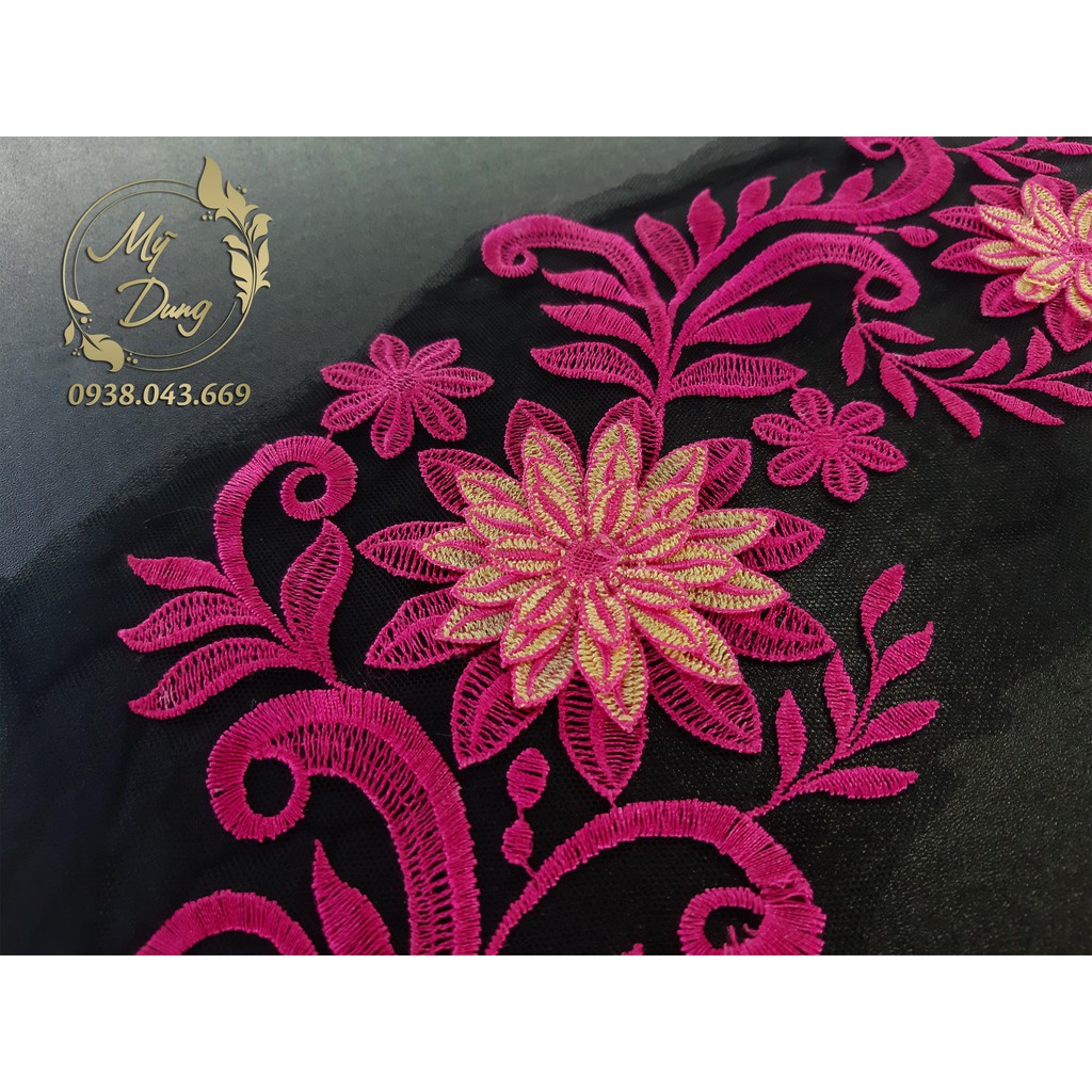 Phụ liệu may mặc, trang trí - Combo 4 Bông Lưới 3D