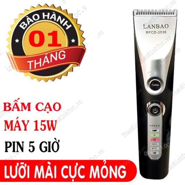 Tông đơ cạo viền Lanbao 2036 chuyên nghiệp (Lưỡi đã mài)