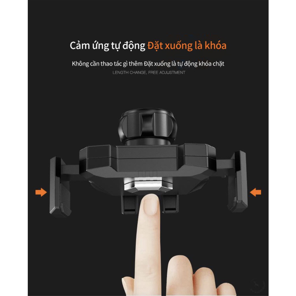 Giá đỡ xoay 360 độ cho điện thoại đặt trên taplo hoặc dán kính ô tô - HanruiOffical